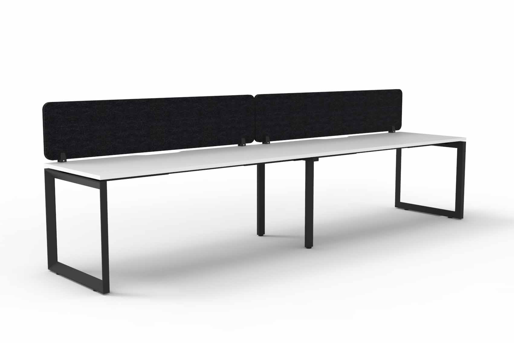 Loop 2 Person Single Sided Workstation - with Eco Screen